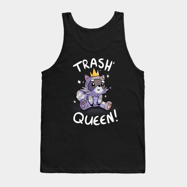 Trash Queen Tank Top by 8BitHobo